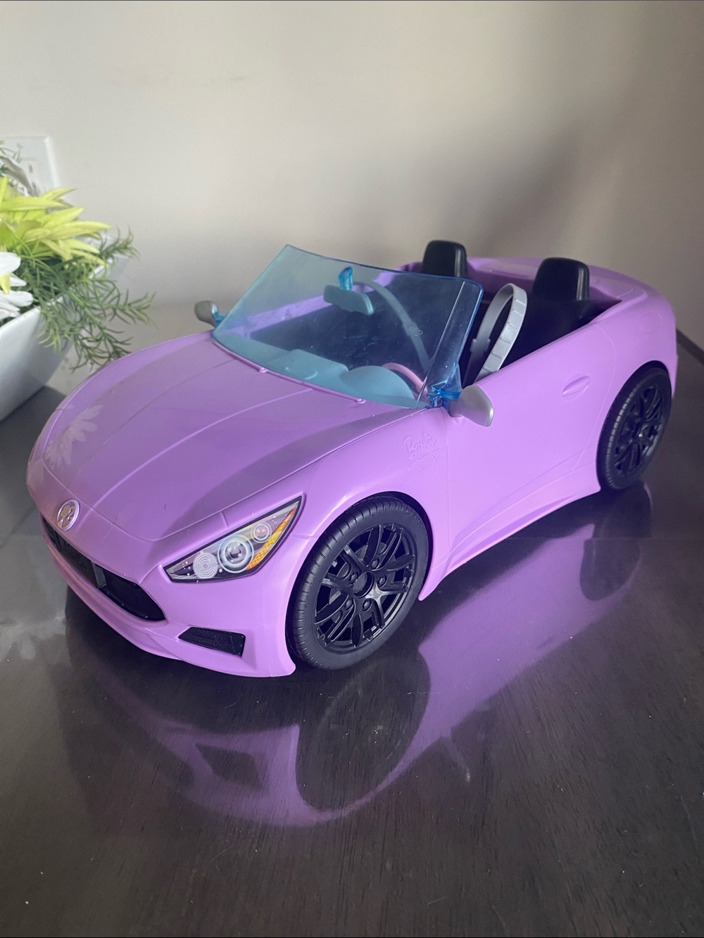 Barbie Purple Convertible Toy Car